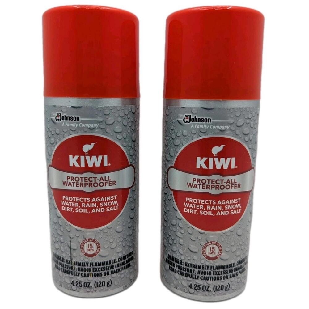 Kiwi Protect All Rain & Stain Repellent Spray 4.25oz‎ 2 Pack Cosmetic Blemishes